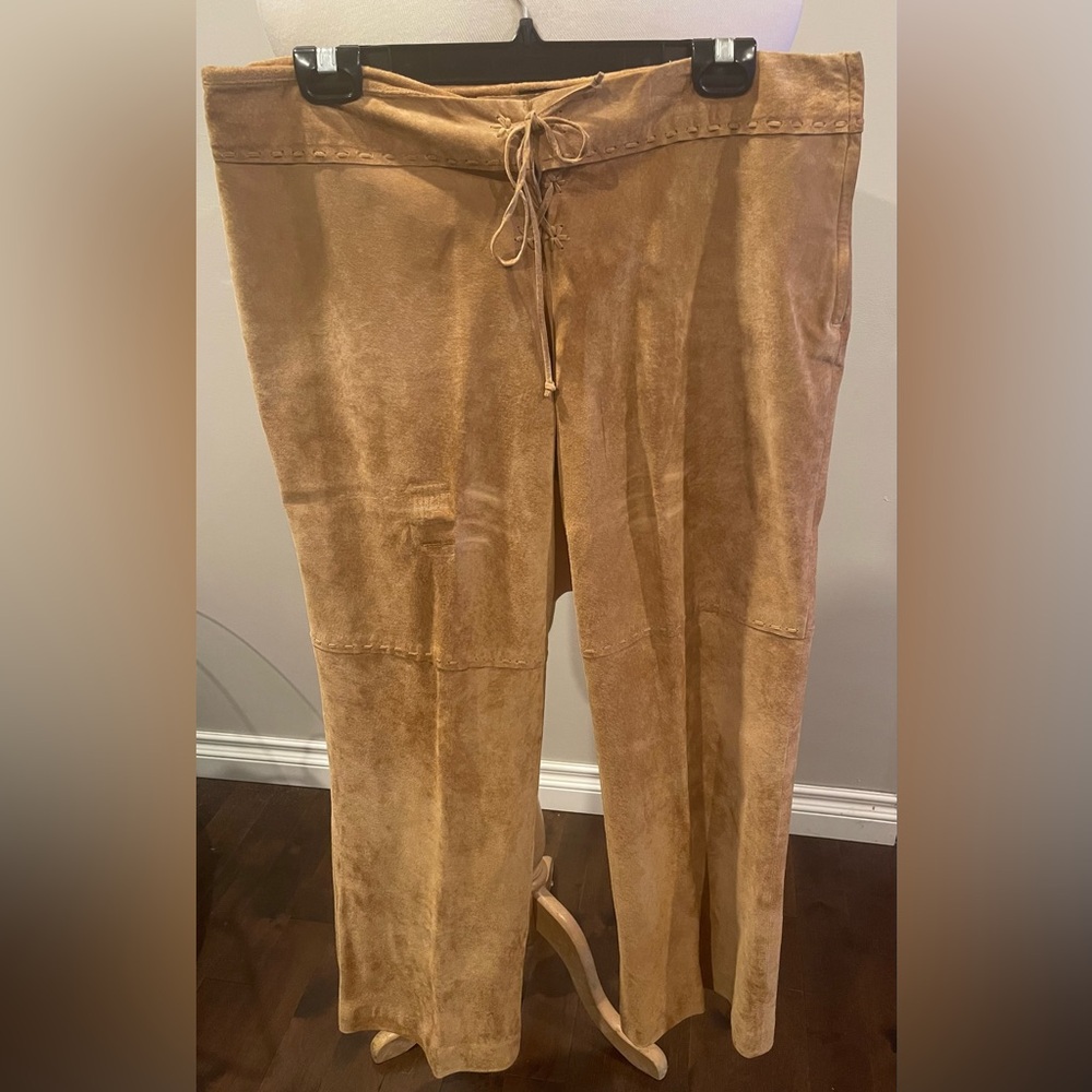 Danier real leather suede pants. Used. Great condition..